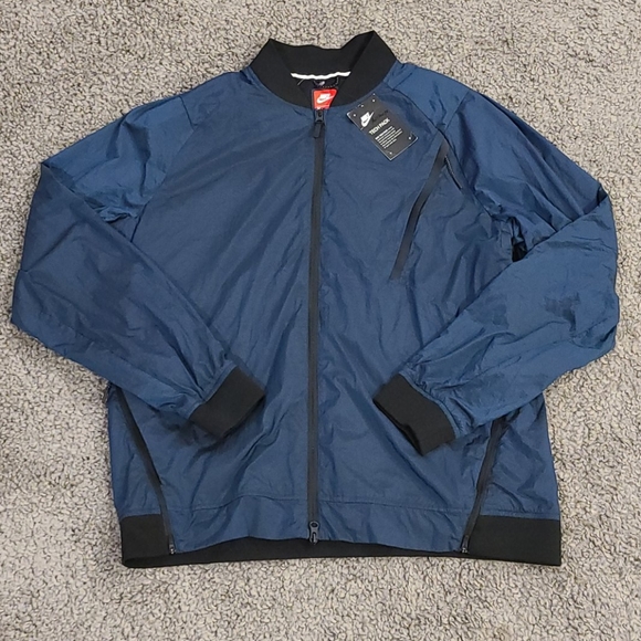 nike tech hypermesh varsity jacket